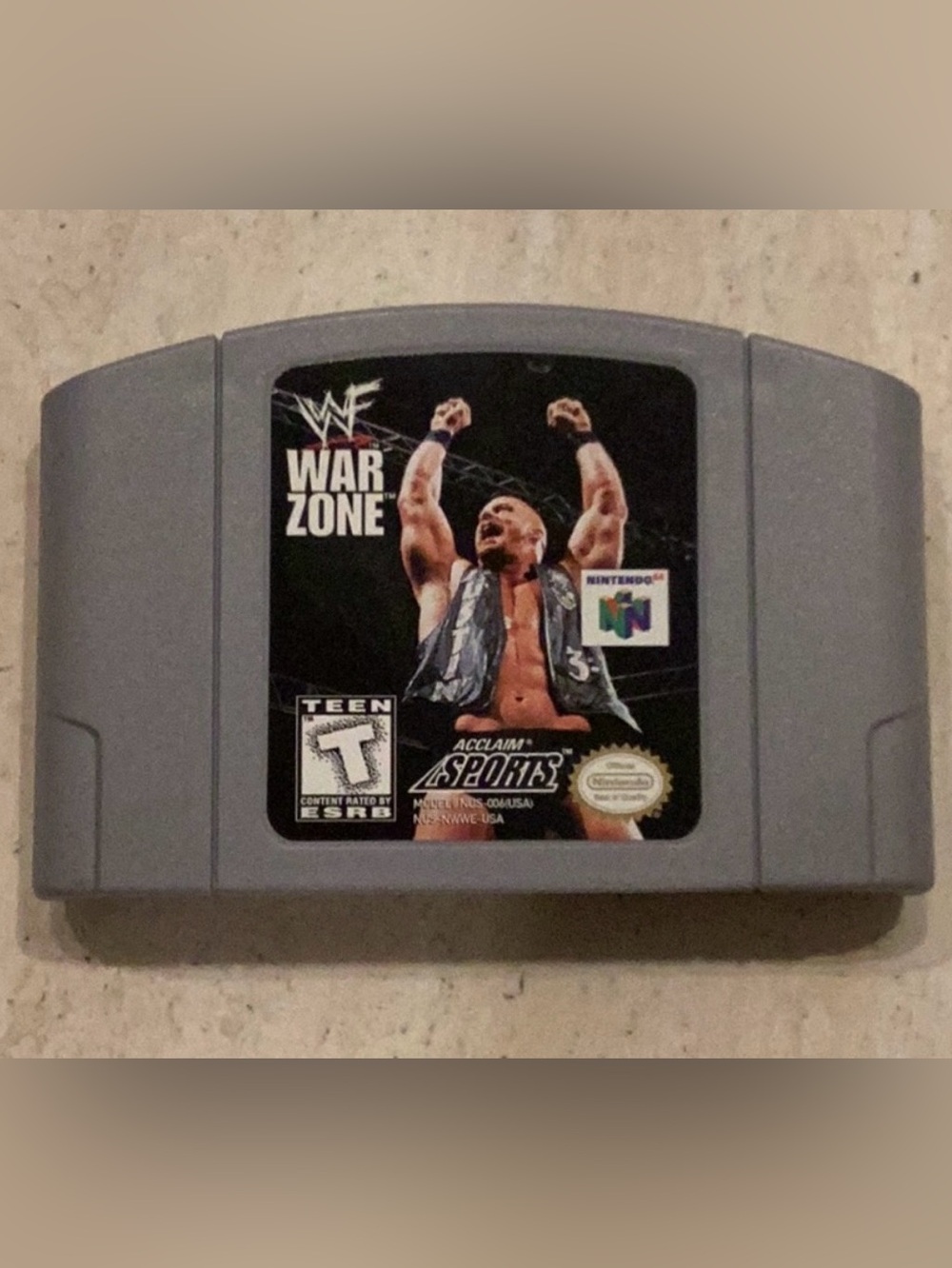 WWF War Zone Nintendo 64 Game N64 Authentic Tested